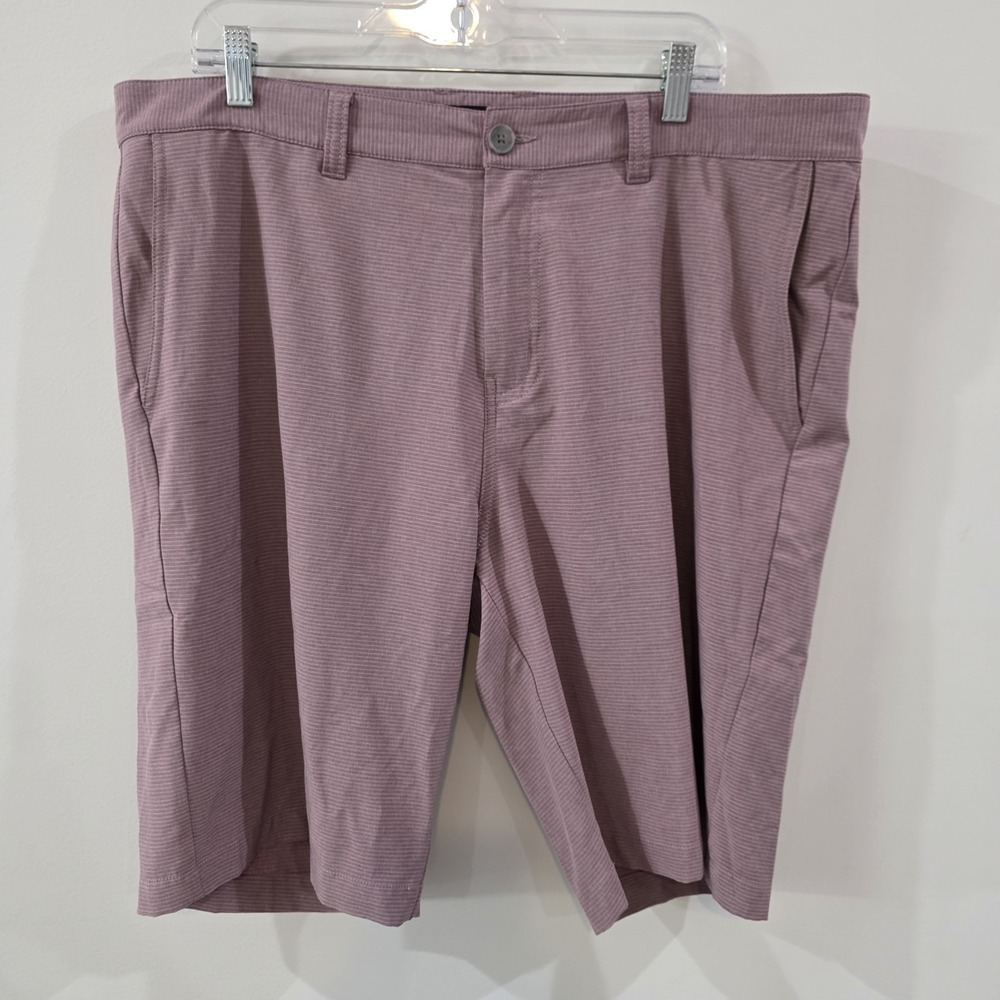 Travis‎ Mathew Golf Shorts Mens Size 40 Stretch Striped Summer